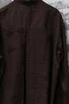 Mutedance 24 Spring/Summer Tussah Silk/Linen Round Neck Jacket Shirt Series MD-MD24SS177-ZONG PM134